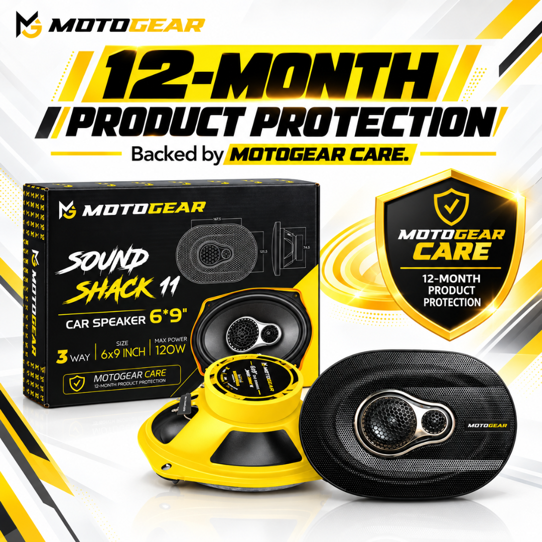 MOTOGEAR 6x9 Inch 60W RMS Sound Shack 11 Oval Car Speaker (Pack of 2)