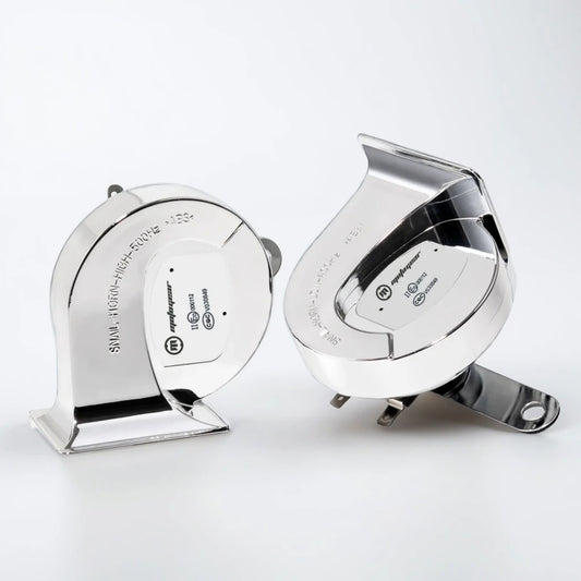 THE CHROME FINISHED CAR HORNS MG-51