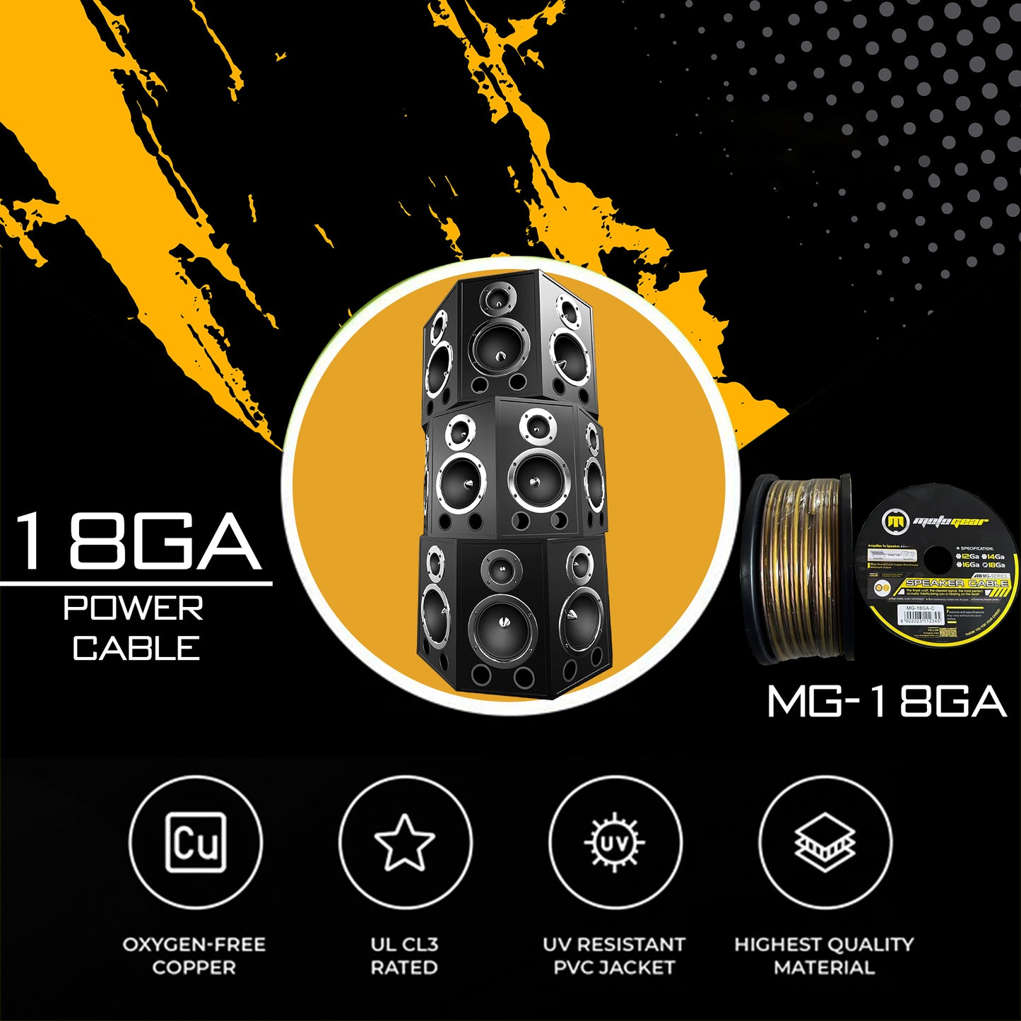 THE SPEAKER CABLE MG-18GA-C