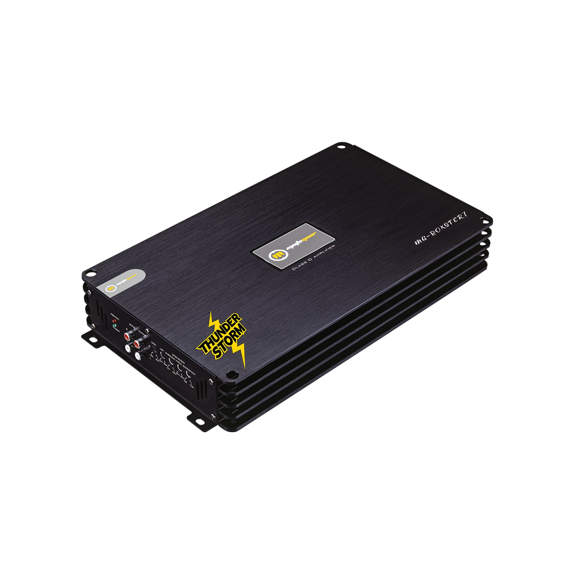 MOTOGEAR MG-BOXSTER7 Thunder Storm Mono Block Class D Car Amplifier | 1500W RMS @ 1 Ohm | 1 Ohm Stable Operation | Deep Bass Performance | Universal Fit for Car Audio Systems