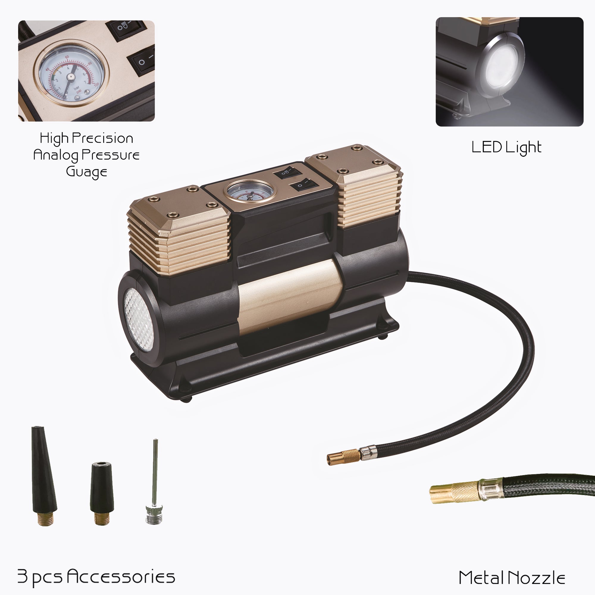 MOTOGEAR A8 150 PSI Digital Tire Inflator