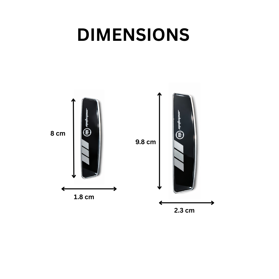 MOTOGEAR Luxury Car Door Edge Protectors – 4 Pcs Anti-Scratch Door Guards with Strong Double Side Tape, Universal Fit Car Door Protector Strips for Edge Protection (Black)
