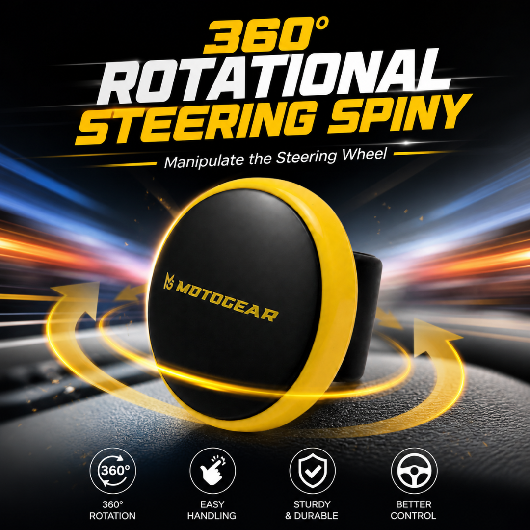 MOTOGEAR Spinny 360° Rotational Steering Knob