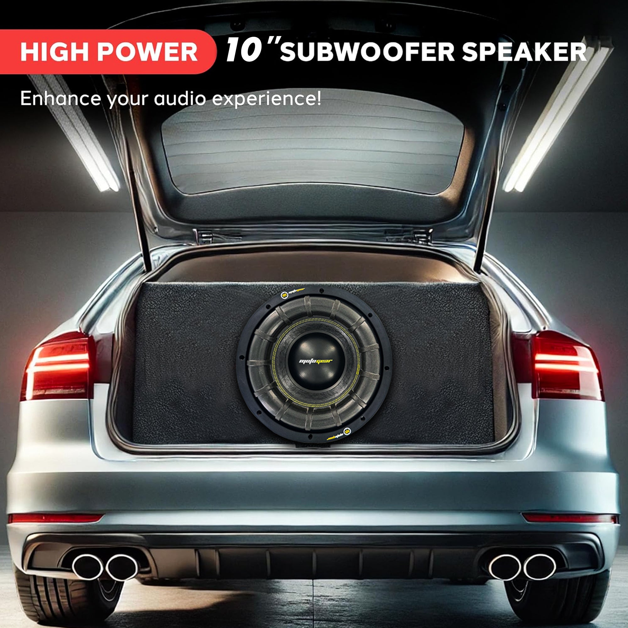 THE 10 INCH CAR SUBWOOFER MG-DM1051