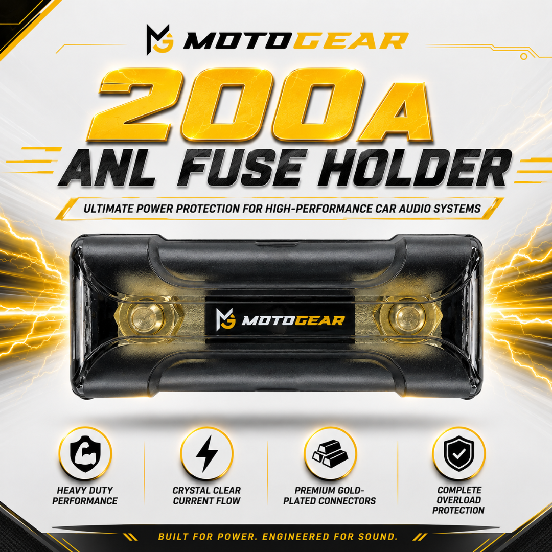 MOTOGEAR 0 Gauge 4600W Power Handling Amplifier Wiring Kit