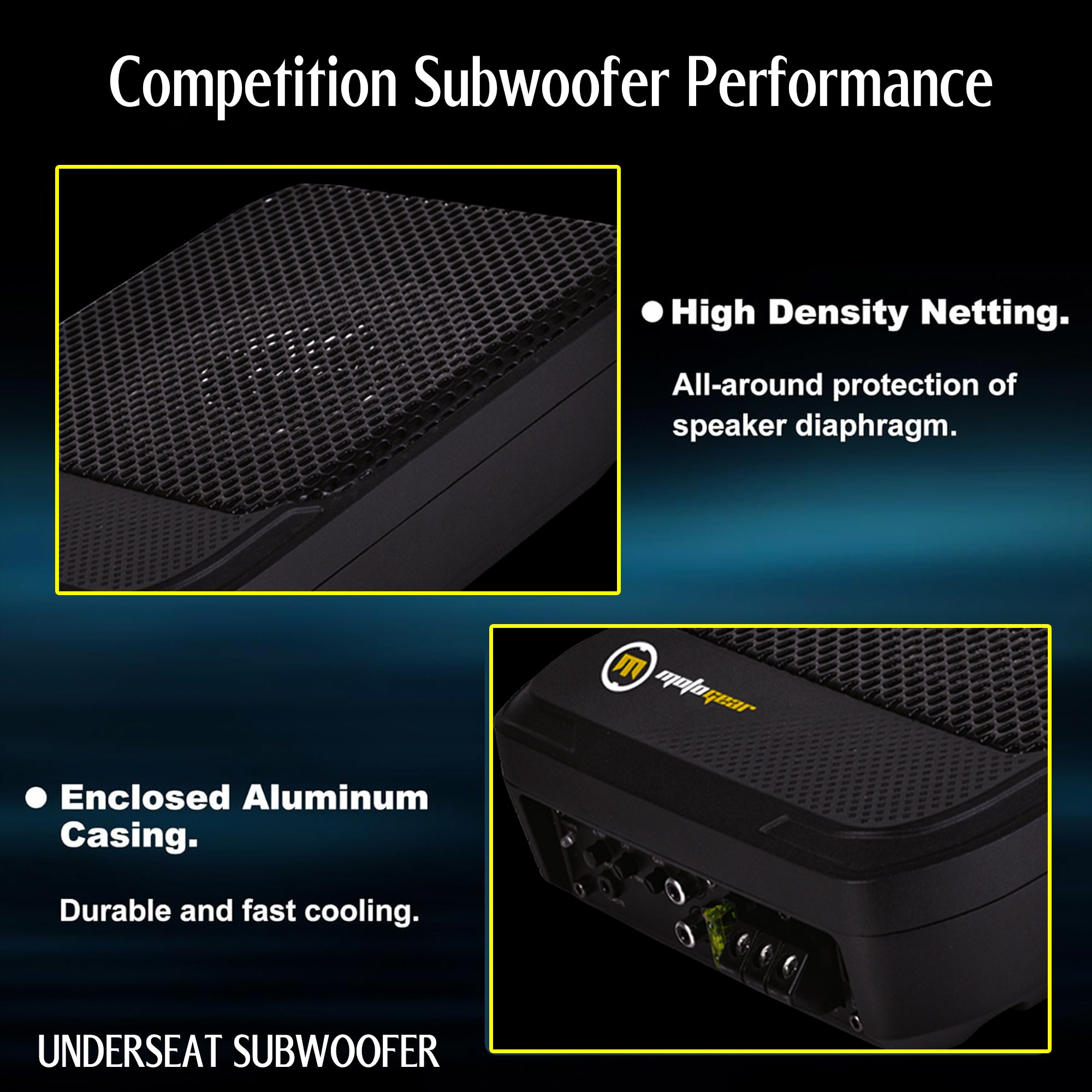 The 7 Inch Underseat Subwoofer MG-HARDROCK-7