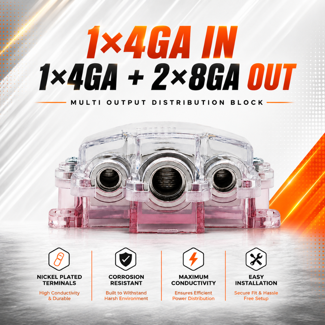 MOTOGEAR Titan Link X3 Pro 4GA Power Distribution Block (Pack of 1)
