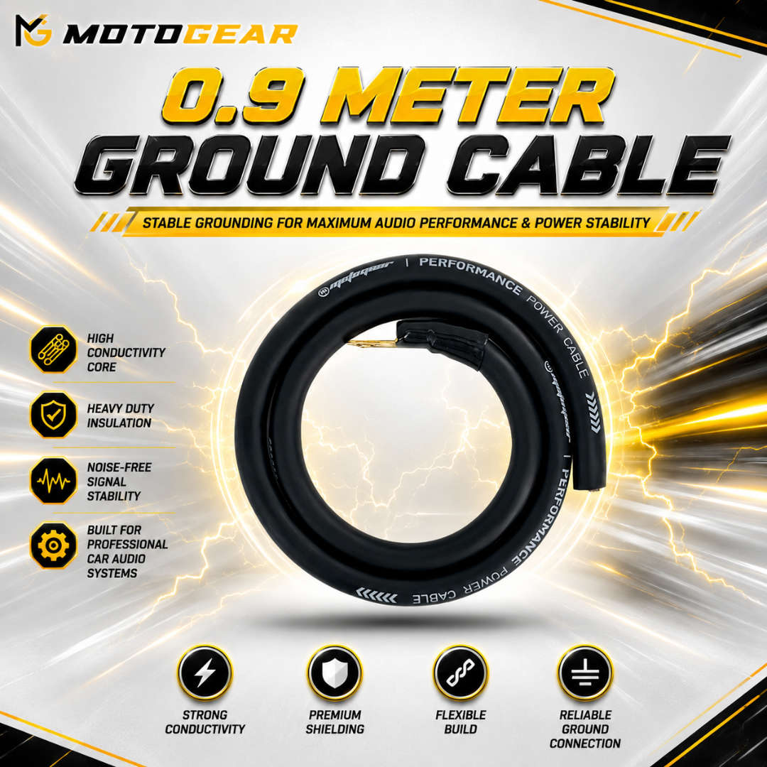 MOTOGEAR 0 Gauge 4600W Power Handling Amplifier Wiring Kit