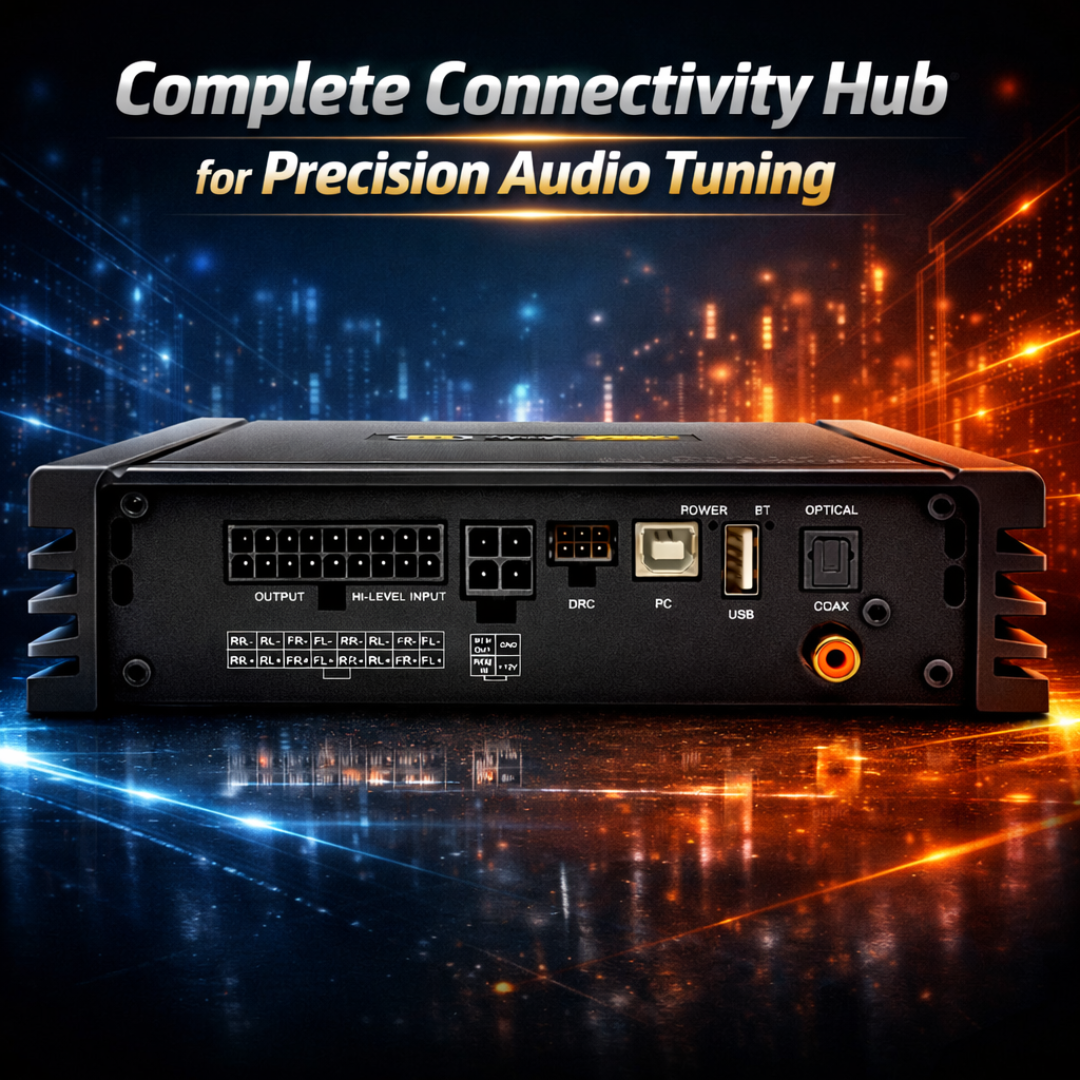 MOTOGEAR CLARITY-X 8 Channel DSP Audio Processor