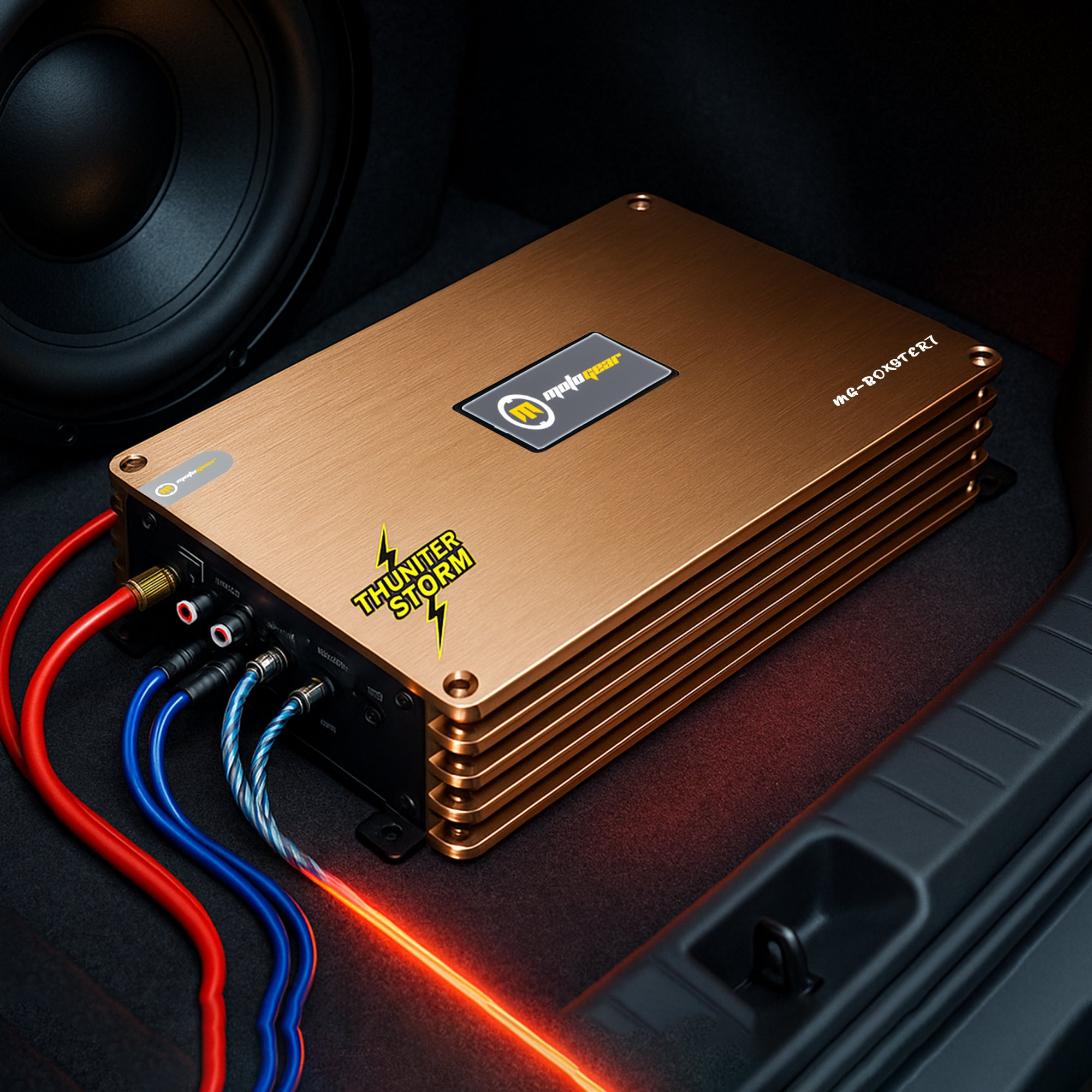 MOTOGEAR Boxster-7 1500W RMS Mono Block Class D Amplifier