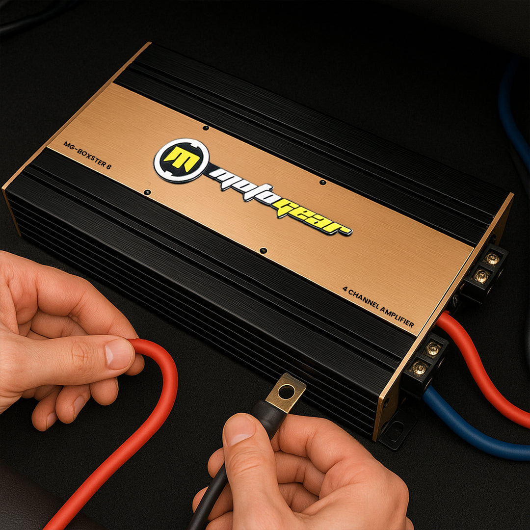 MOTOGEAR Boxster-8 4x150W RMS 4 Channel Class D Amplifier