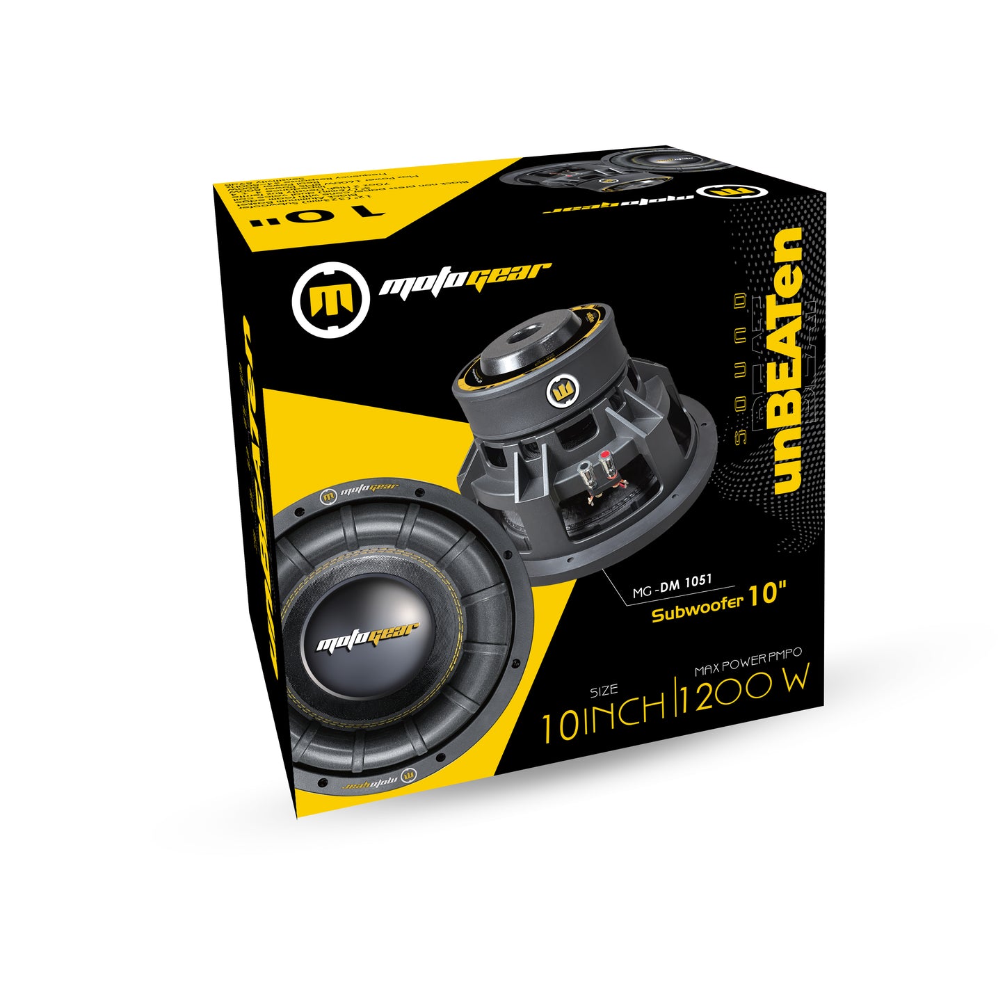 THE 10 INCH CAR SUBWOOFER MG-DM1051