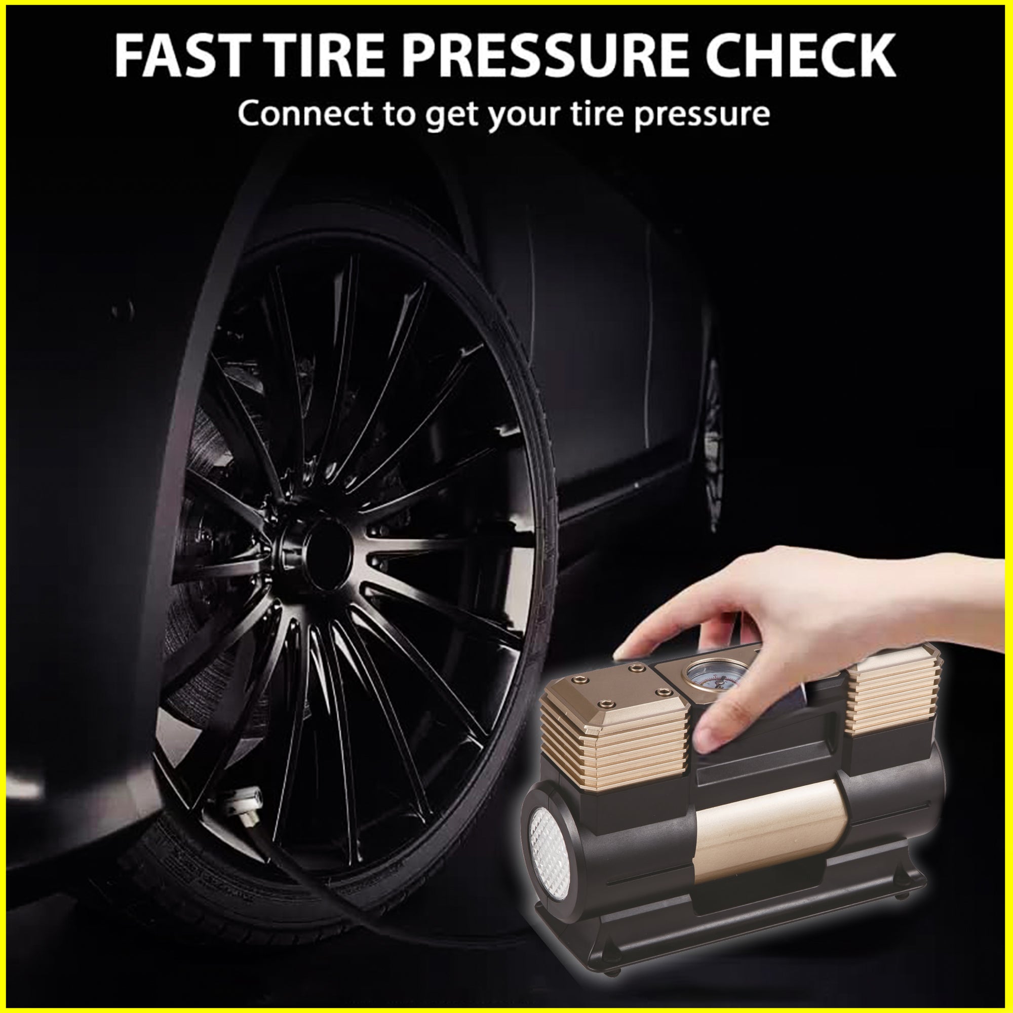 MOTOGEAR A8 150 PSI Digital Tire Inflator