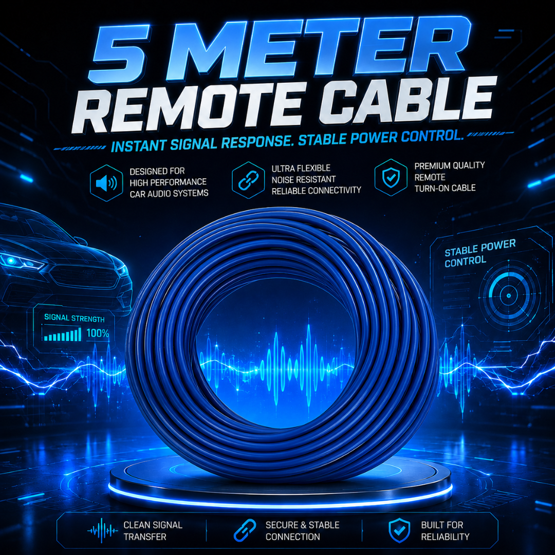 MOTOGEAR 4 Gauge Car Amplifier Wiring Kit | 3200W Power Handling | 100% Oxygen-Free Copper Cable | 100A ANL Fuse | Complete Audio Installation Kit