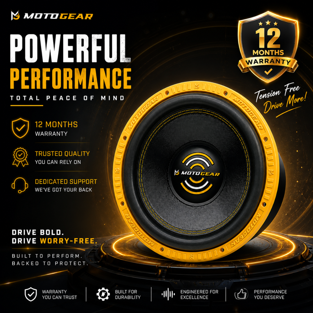 MOTOGEAR Knockdown-17 700W RMS 12 Inch Car Subwoofer