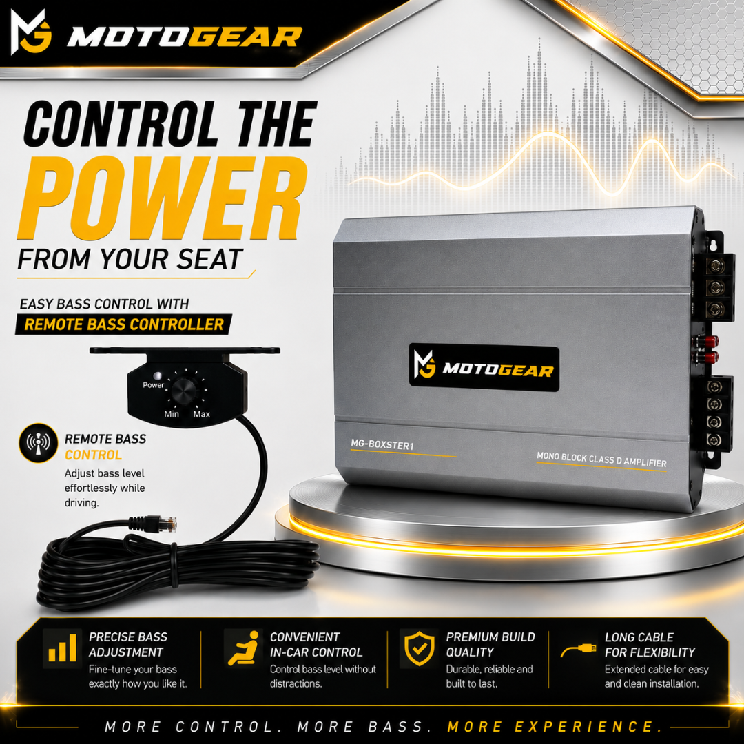 MOTOGEAR Boxster-1 1200W RMS Mono Block Class D Power Amplifier