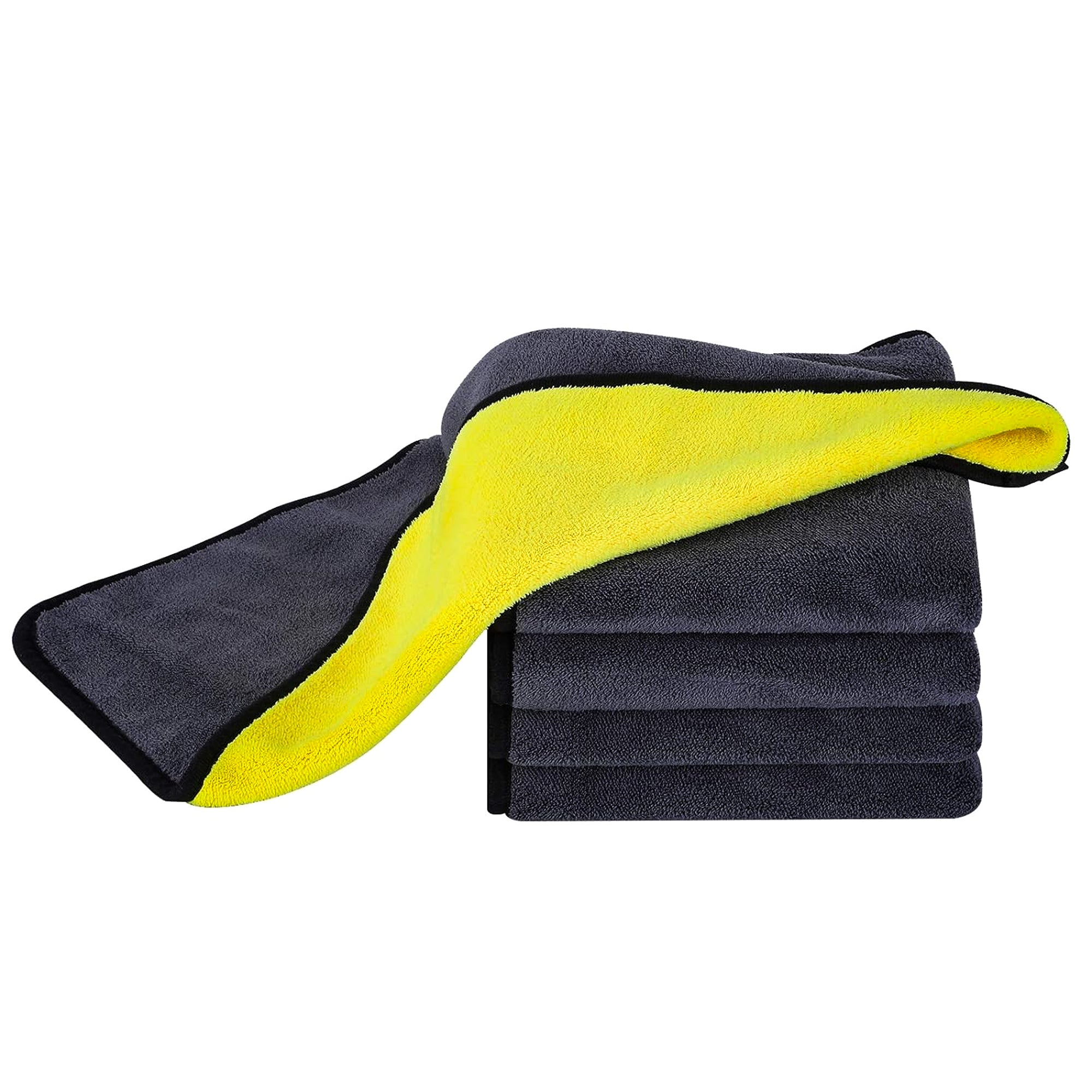 MOTOGEAR Yellow 40 x 40 CM Microfiber Cleaning Towel