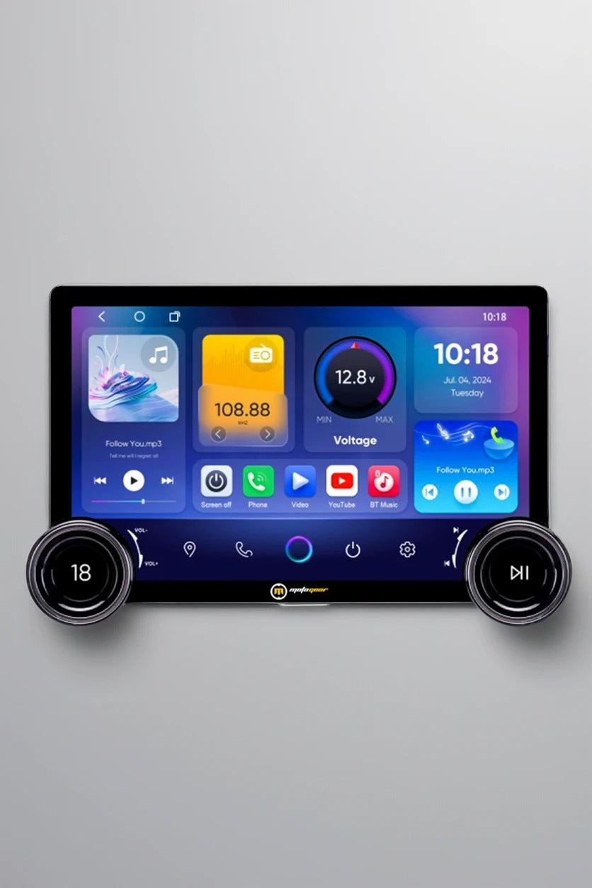 THE DUAL-KNOB DIAMOND SERIES 360 DEGREE ANDROID PLAYER 11.8 INCH (4GB RAM + 64 GB ROM)