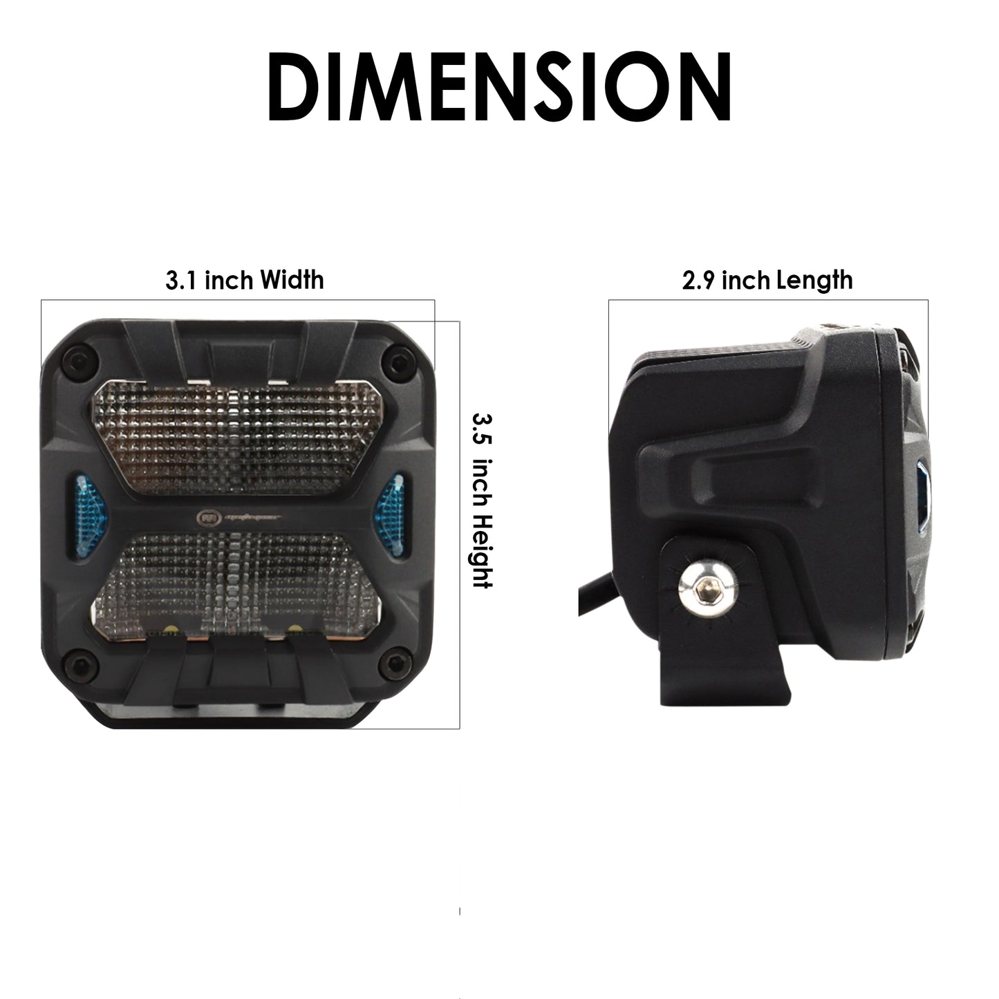 THE 3 INCH FOG LIGHT FLOODBEAM 03