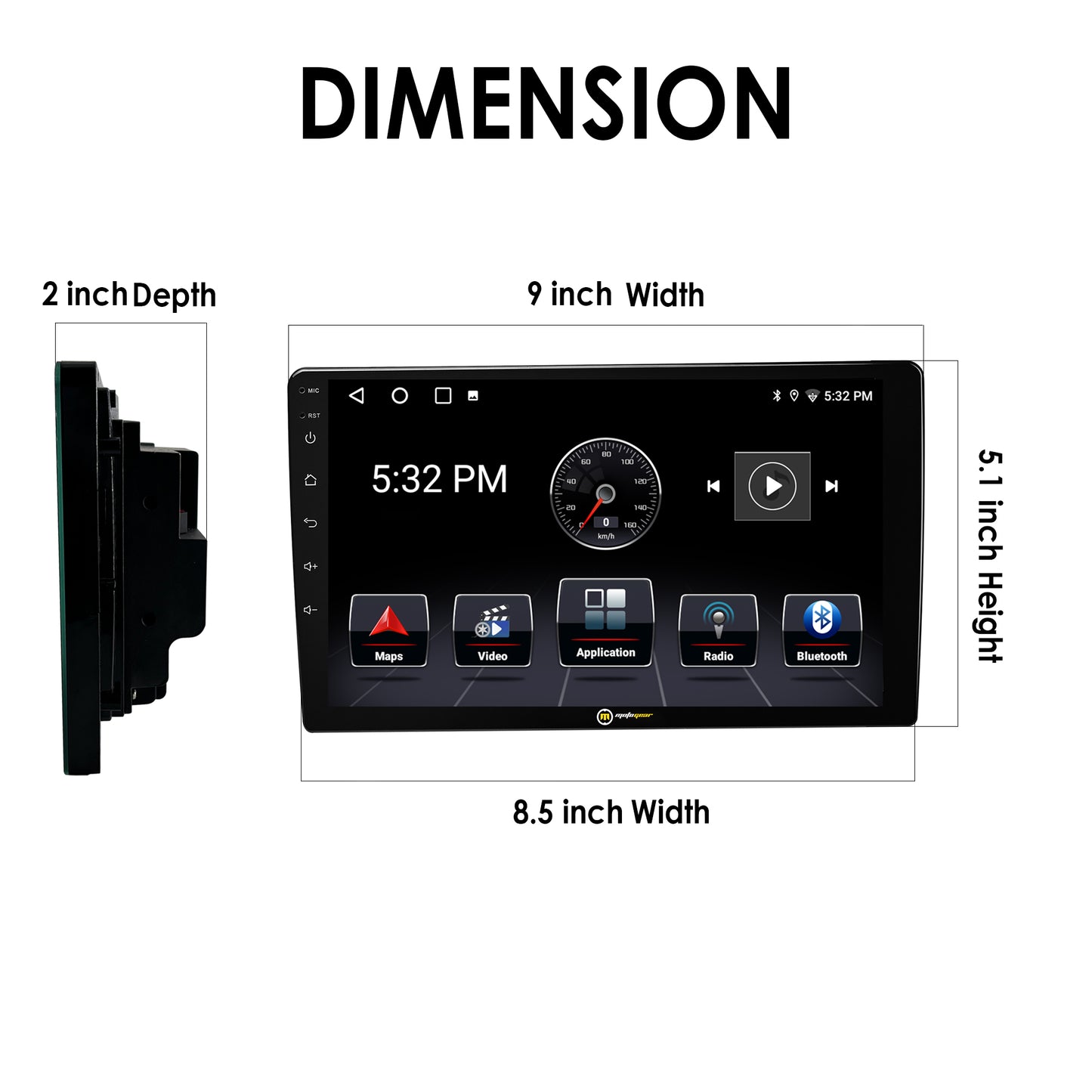 THE ANDROID PLAYER MTK 8163 MG-OCEAN-12 (RAM 2GB+32GB ROM)