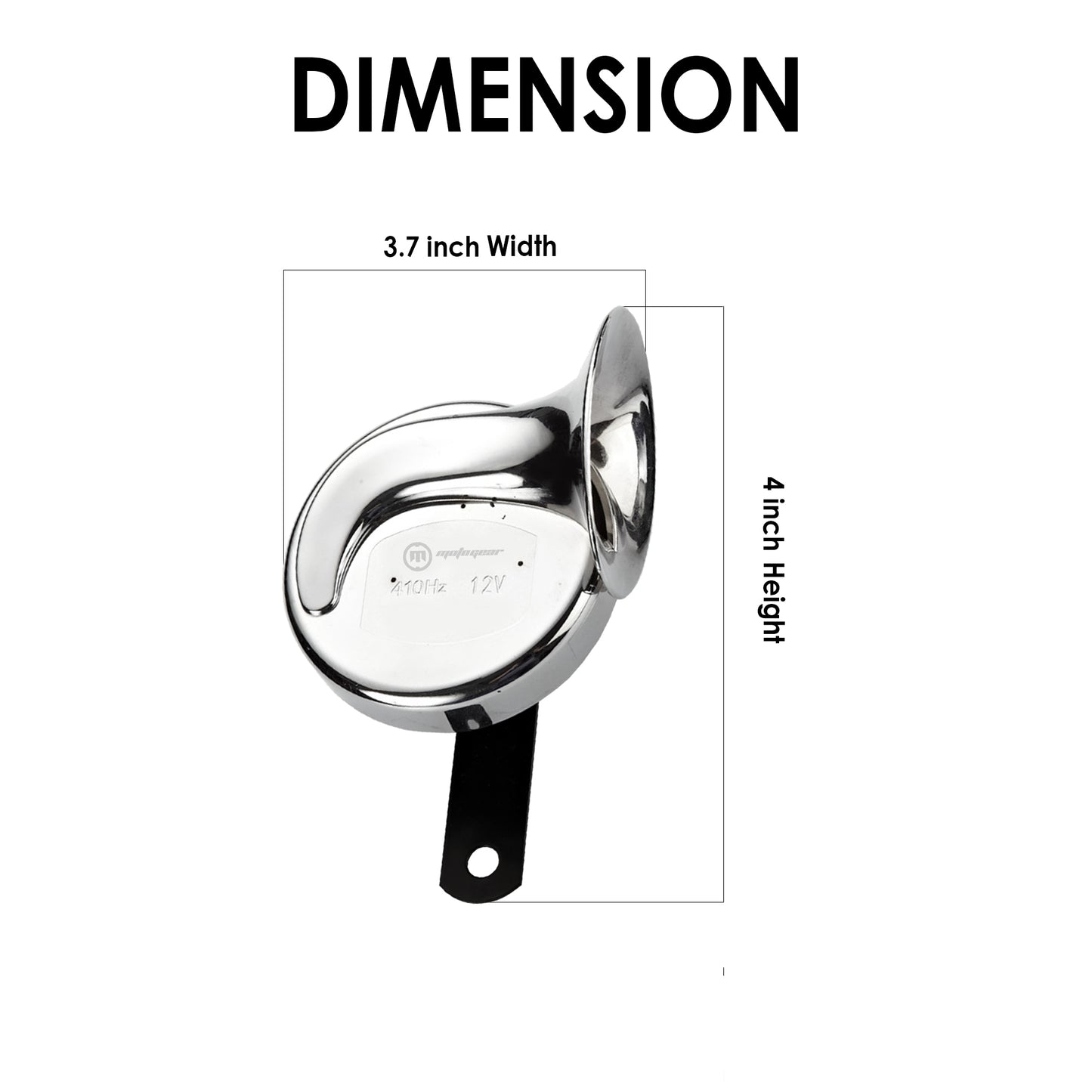 THE CHROME FINISHED CAR HORNS MG-51