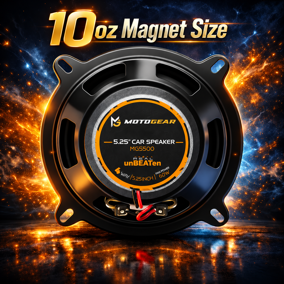 MOTOGEAR 5500 5.25 Inch 30W RMS Car Door Speaker