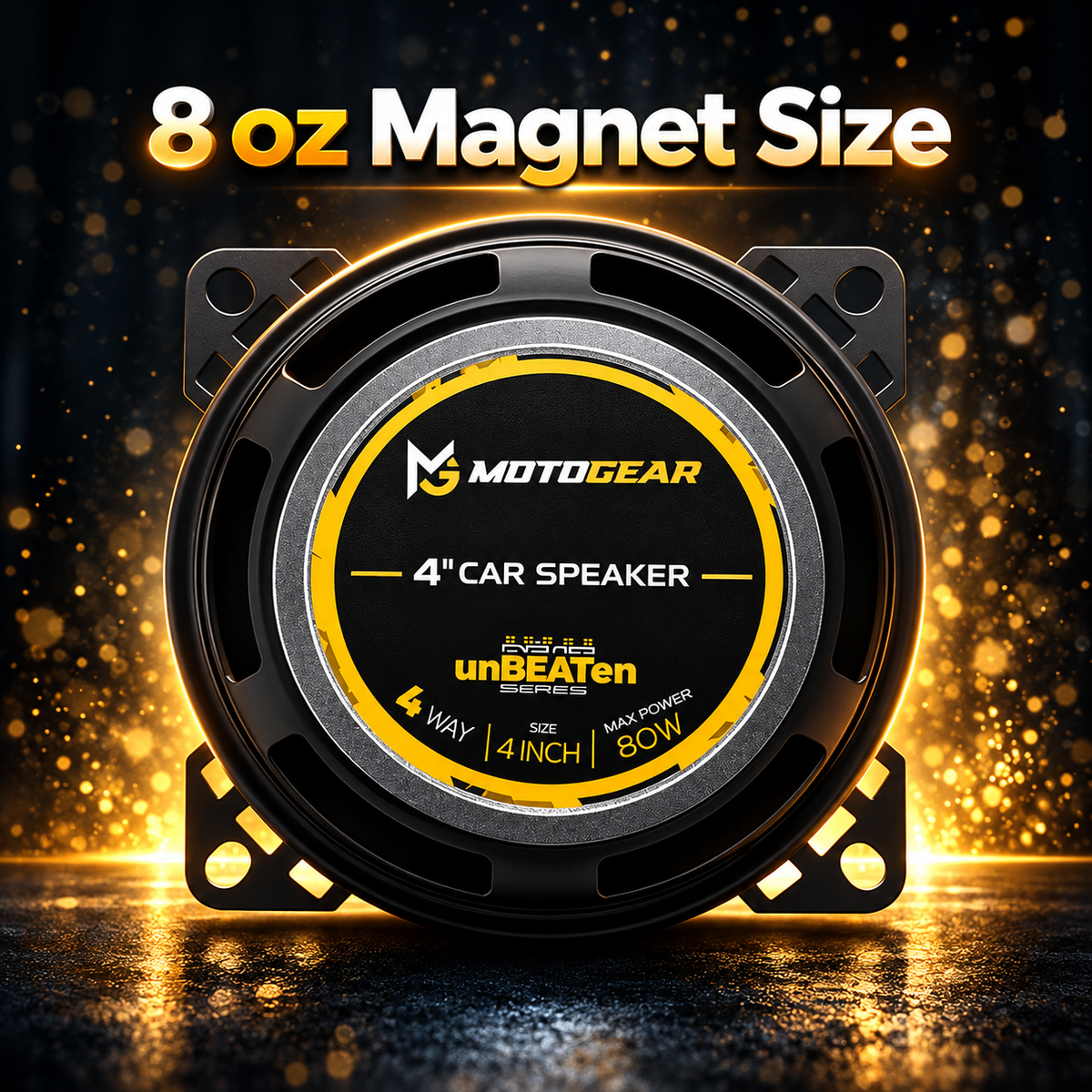 MOTOGEAR 4400 4 Inch 40W RMS Power Car Door Speaker