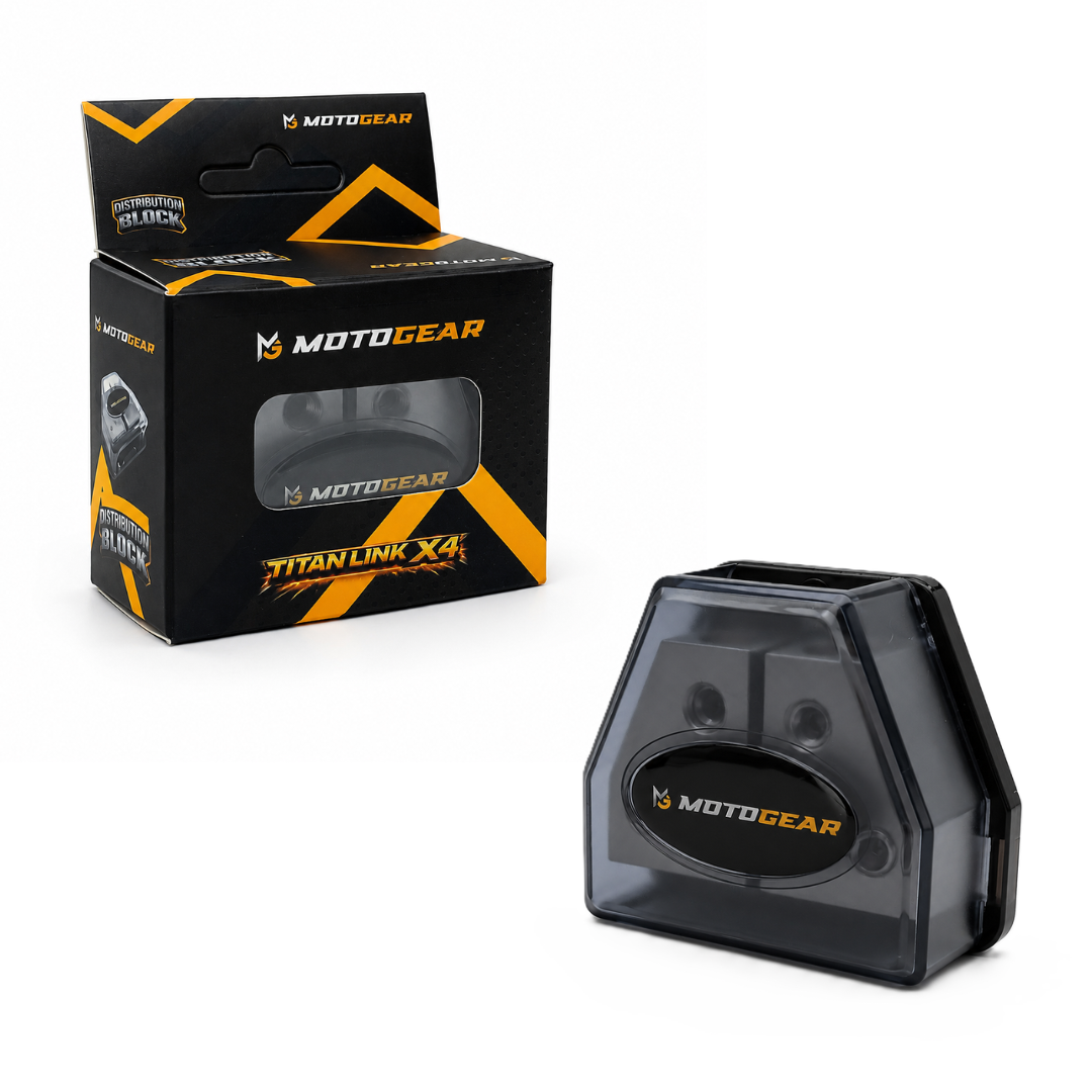 MOTOGEAR Titan Link X4 2 In 4 Out 4GA Distribution Block (Pack of 1)
