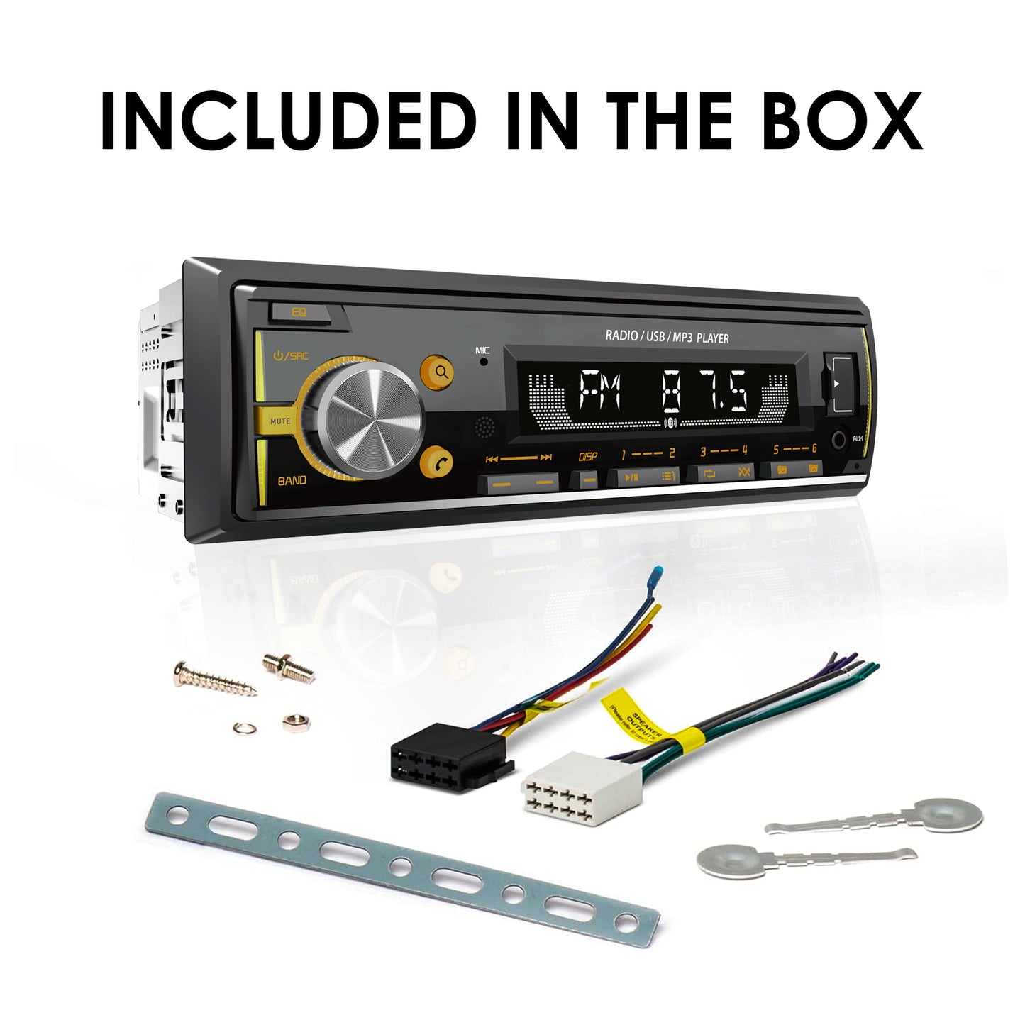THE EDEN SERIES CAR FM STEREO AND USB PLAYER MG-FM 6