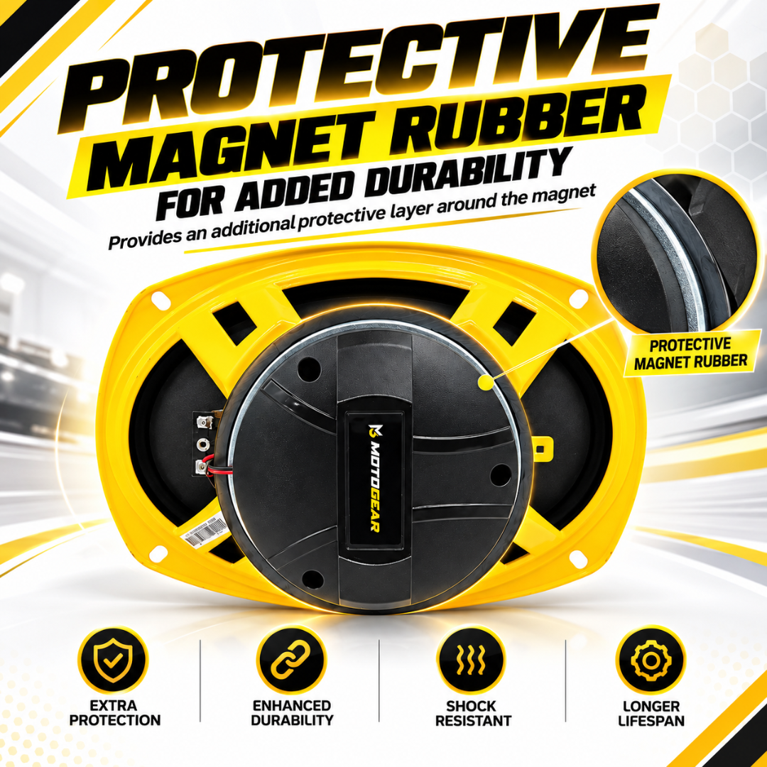 MOTOGEAR Street Sound 2 6x9 Inch 2-Way Car Speaker (Pack of 1)