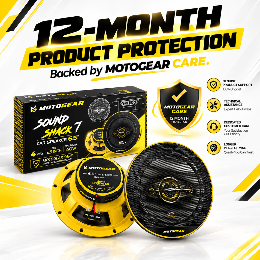 MOTOGEAR 6.5 Inch 30W RMS Sound Shack 7 Mid Range Car Speaker (Pack of 2)