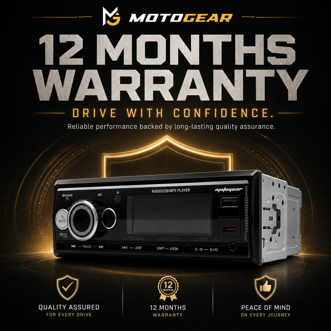 MOTOGEAR FM-4 4x60W MOSFET Car FM Stereo Player