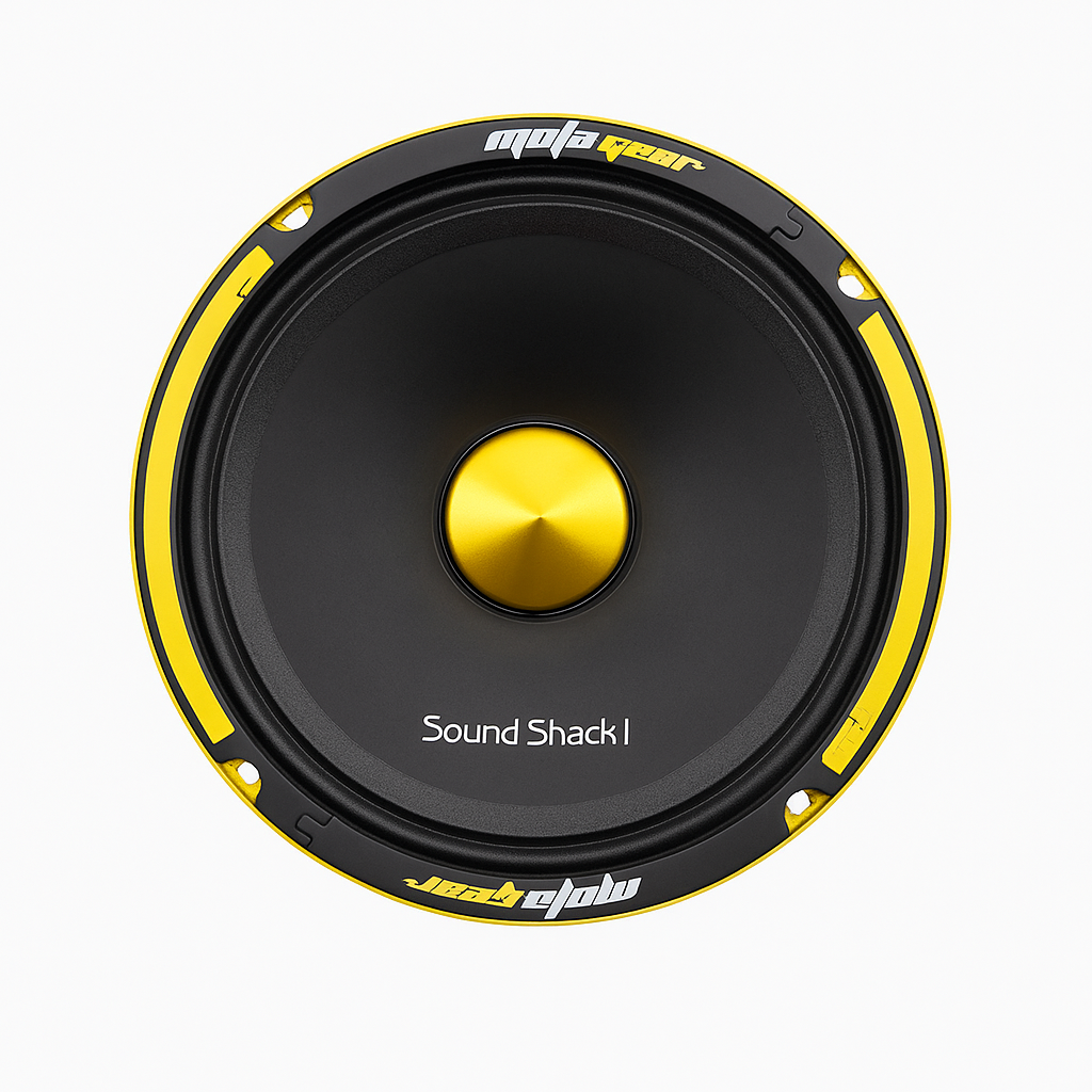 THE MID RANGE 6.5 INCH CAR SPEAKERS SOUND SHACK-1 (PACK OF 2)