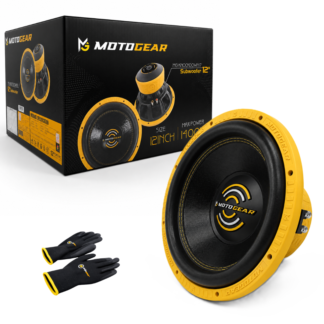 MOTOGEAR Knockdown-17 700W RMS 12 Inch Car Subwoofer