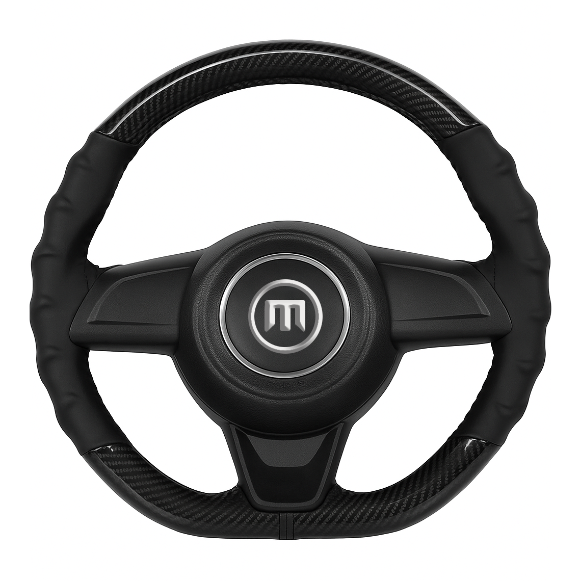 The Carbon Steering Wheel Cover Bella X2 – Universal Fit Leather Grip for Cars
