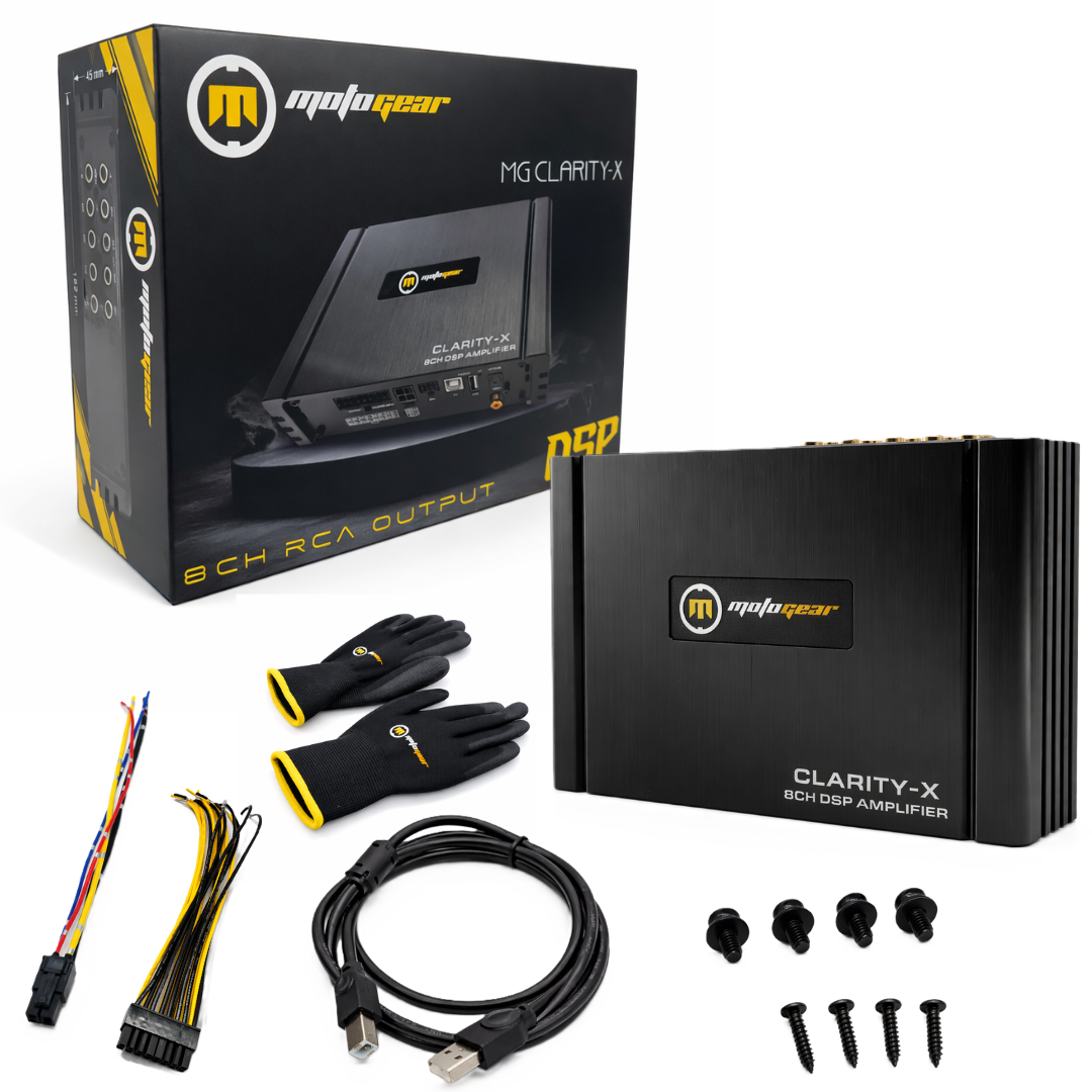 MOTOGEAR CLARITY-X 8 Channel DSP Audio Processor