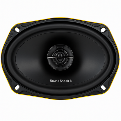 THE MID RANGE 6X9 INCH CAR SPEAKERS SOUND SHACK-3 (PACK OF 2)