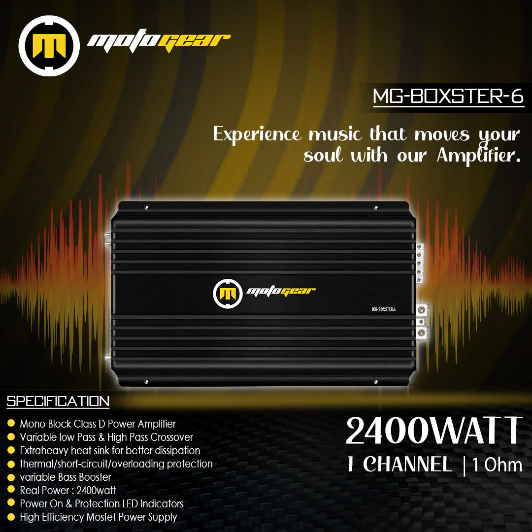 THE 1 CHANNEL AMPLIFIER MG-BOXSTER-6