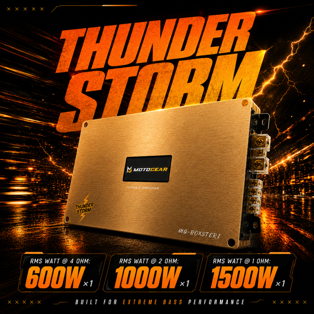MOTOGEAR Boxster-7 1500W RMS Mono Block Class D Amplifier