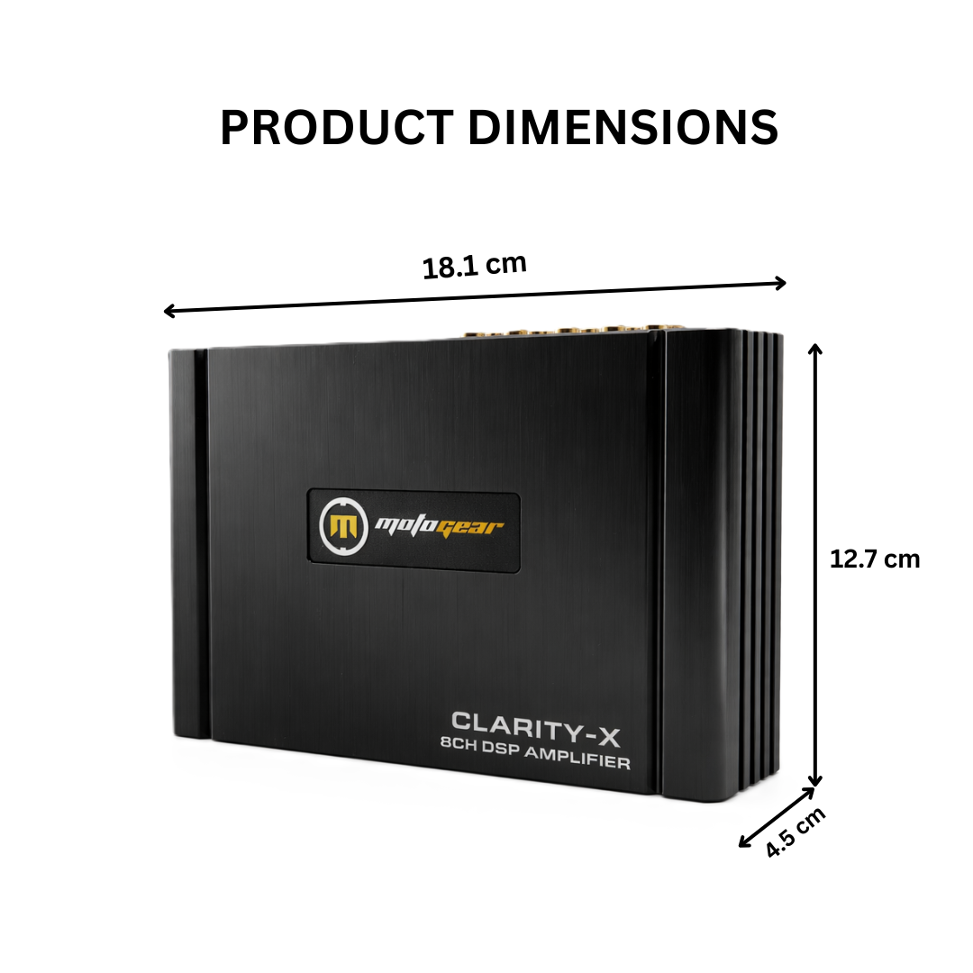 MOTOGEAR CLARITY-X 8 Channel DSP Audio Processor