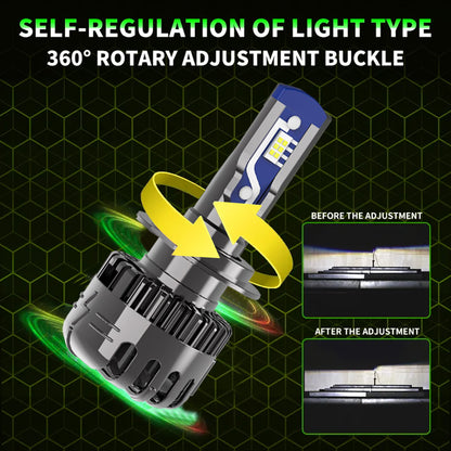 THE OBELLO SERIES CAR LED HEADLIGHT 60 WATT H27 (PACK OF 2)