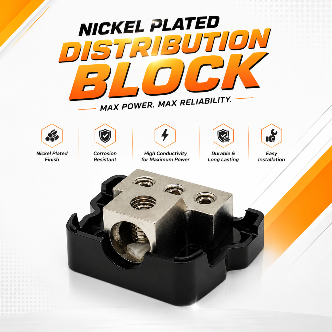 MOTOGEAR Titan Link X3 0GA to 3x4GA Distribution Block (Pack of 1)