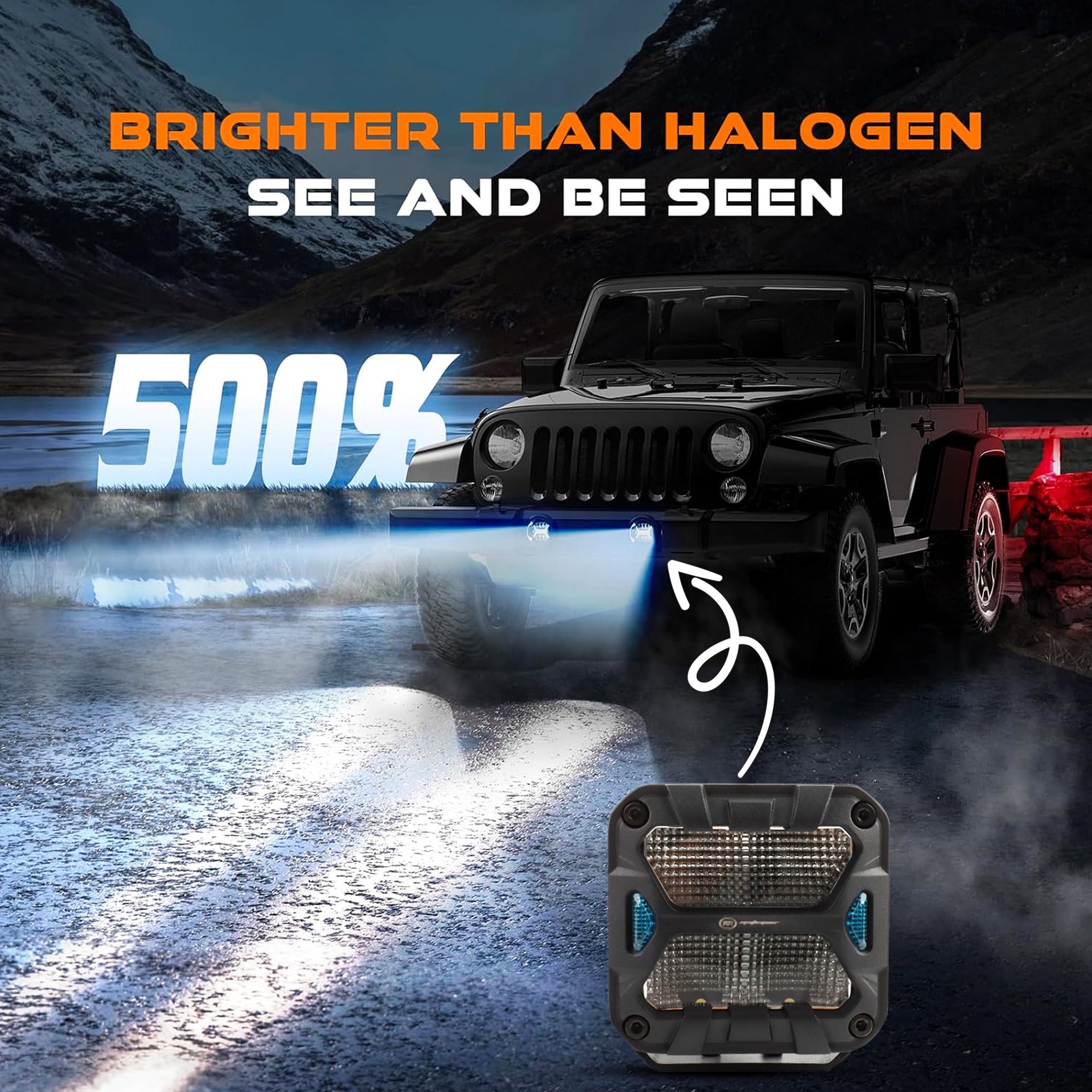THE 3 INCH FOG LIGHT FLOODBEAM 03