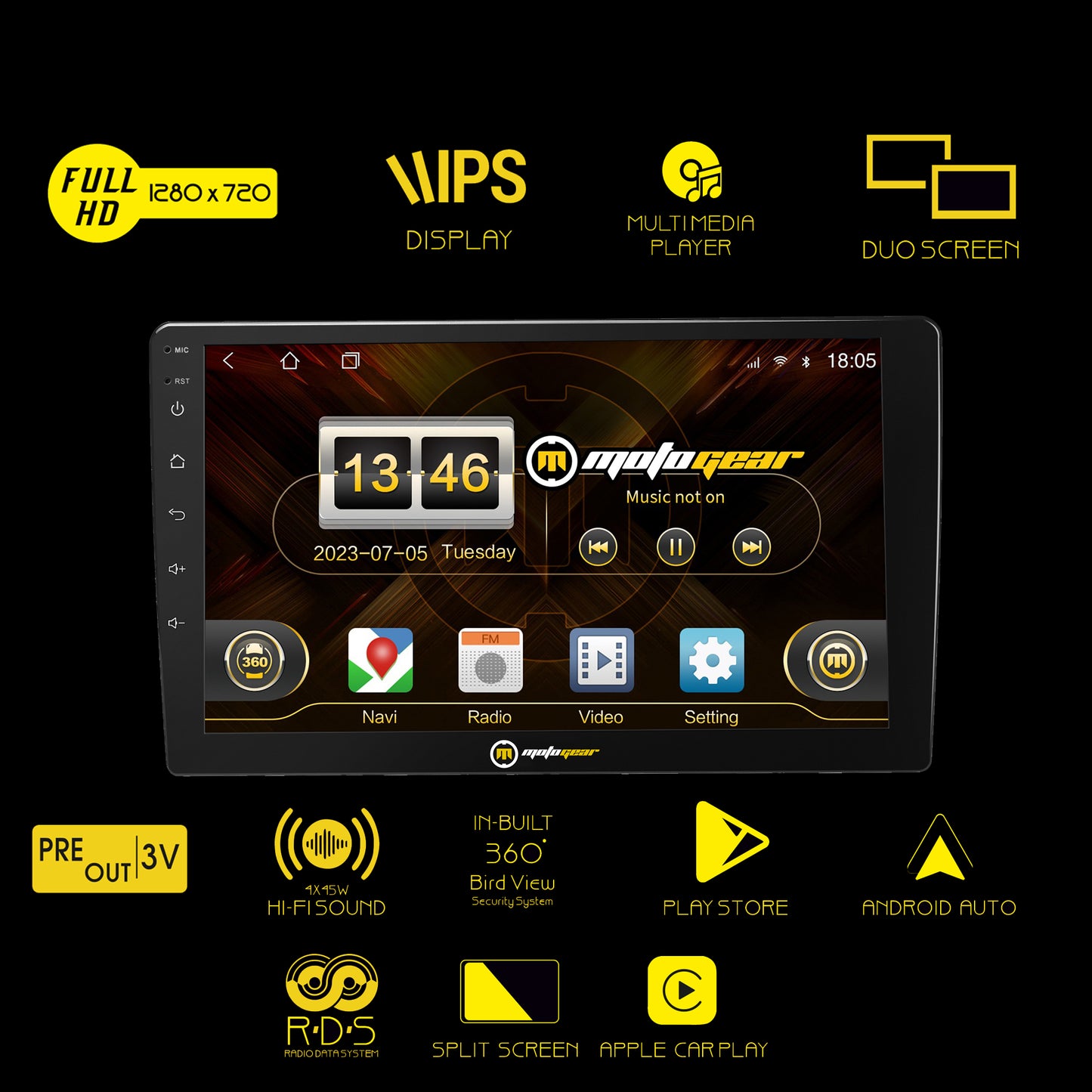 THE ANDROID PLAYER T5 PROCESSOR MG-OCEAN-11 (RAM 4GB+64GB ROM)