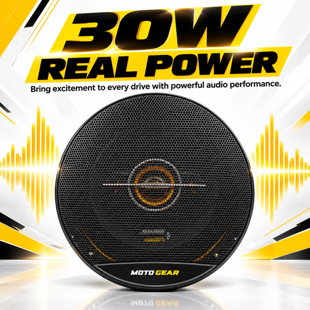 MOTOGEAR 6.5 Inch 30W RMS Sound Shack 7 Mid Range Car Speaker (Pack of 2)