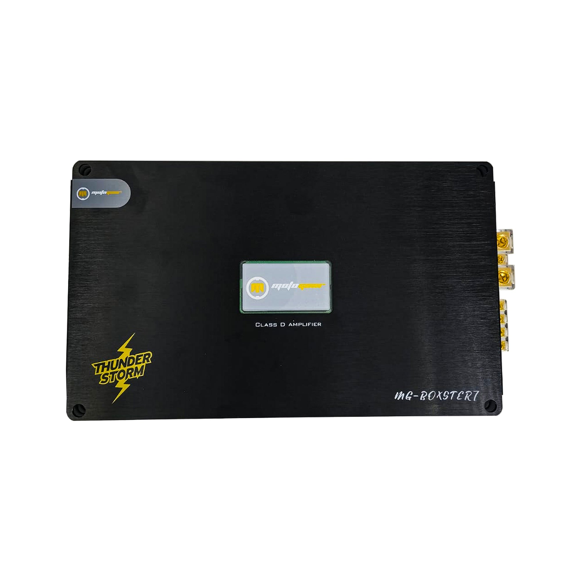 MOTOGEAR MG-BOXSTER7 Thunder Storm Mono Block Class D Car Amplifier | 1500W RMS @ 1 Ohm | 1 Ohm Stable Operation | Deep Bass Performance | Universal Fit for Car Audio Systems