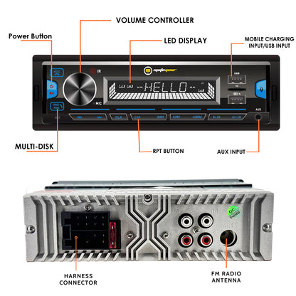 THE SIENA SERIES CAR FM STEREO AND USB PLAYER MG-FM 5
