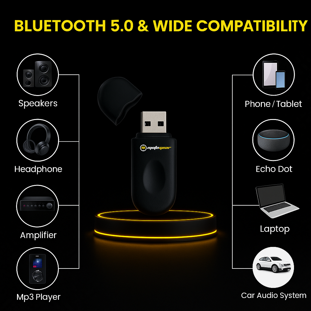 The Wireless Car Bluetooth Music Audio Receiver