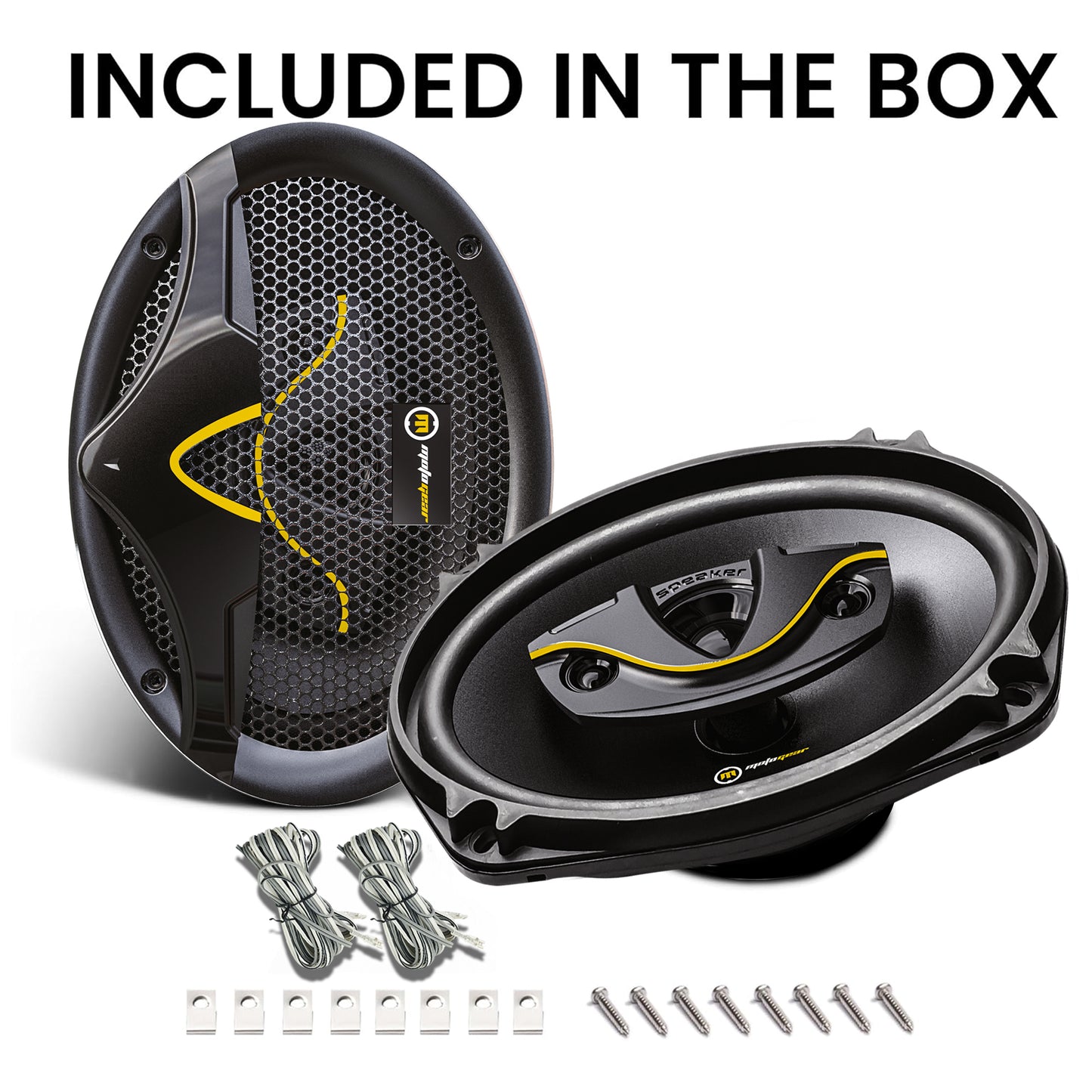 THE 6X9 INCH CAR 4 WAY SPEAKERS MG-6900 (PACK OF 2)
