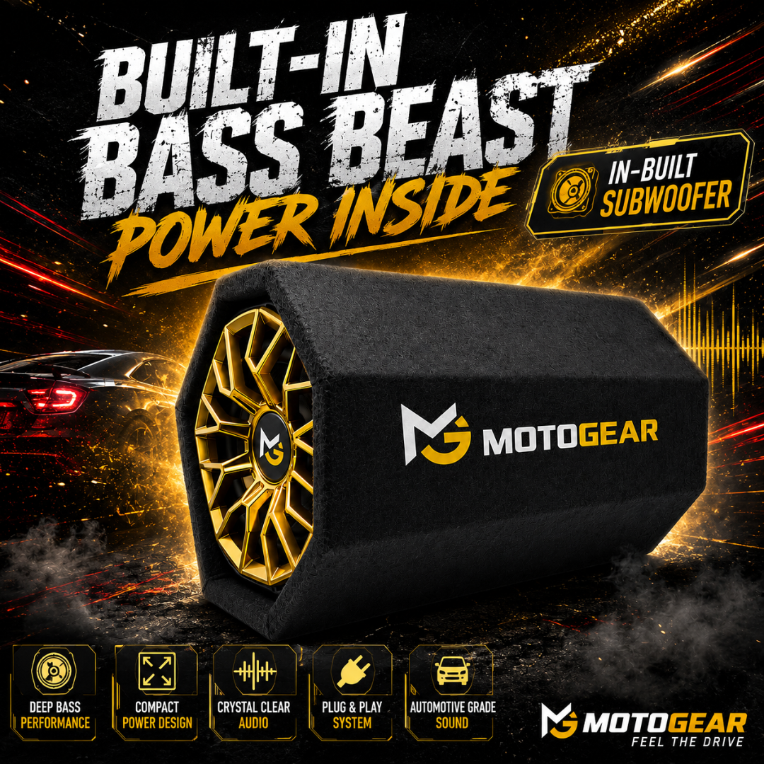 MOTOGEAR Thunder 8.2 Inch 3666W Max Power Active Bass Tube
